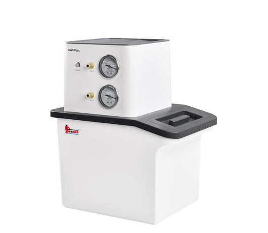 Circulating Water Vacuum Pump – CWVP60L / CWVP90L (60–90 L/min Flow Rate | Water Circulating Vacuum | Dual Pressure Gauges)