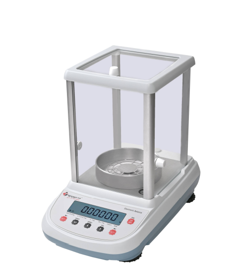 Semi Micro / Analytical Balance KAB4L (Dual Range 82g/220g, 0.01mg/0.1mg Readability, Internal Calibration)