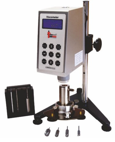 Digital Viscometer with Small Sample Adaptor ( LMDV111,LMDV222) (0.1–200 RPM, RS232C Interface)