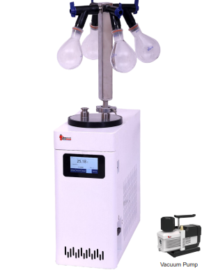 Mini Freeze Dryer – LMFD160F (-60°C | 1–1.8 L/24h Ice Condenser Capacity | 4.3" Touch Screen)