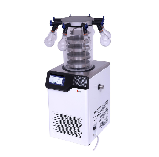 Floor Freeze Dryer – LMFD460C / LMFD660C / LMFD1060C / LMFD1260C / LMFD480C / LMFD680C (-60°C / -80°C | 4–12 kg/24h Ice Capacity | 7" Touch Screen)