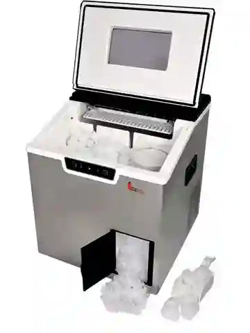 Ice Maker & Crusher LMIM20C (20 kg/24h, Bullet Ice, Crushing Function)