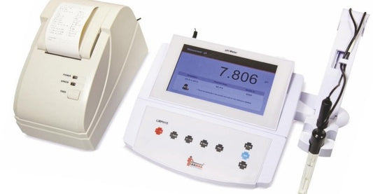 Benchtop pH Meter LMPH15 (Thermal Printer, 5-Point Calibration)
