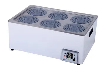 Digital Water Bath LMWB Series (2, 4, 6, 8 Holes, PID Control, 100°C)