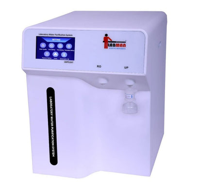Laboratory Water Purification System – LWPS10LT (10 L/H Production | 7" Touch Screen | RO + Ultra Pure Water)