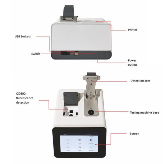 Microvolume Spectrophotometer MSOD6 (Biophotometer)