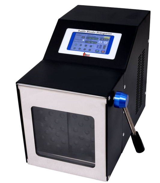 Paddle Blender Homogenizer – PBH40T, PBH80T (4ml–400ml, Touch Screen, 8 Program Sets)
