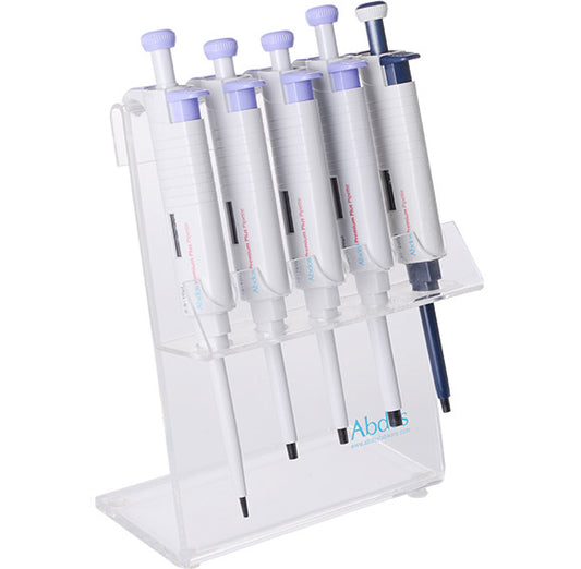Abdos Acrylic Pipette Rack Stand – Holds 5 Pipettes