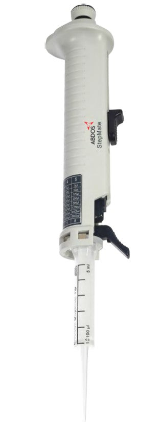 Abdos Stepmate Stepper with Compatible Syringes – High Precision Repetitive Dispenser